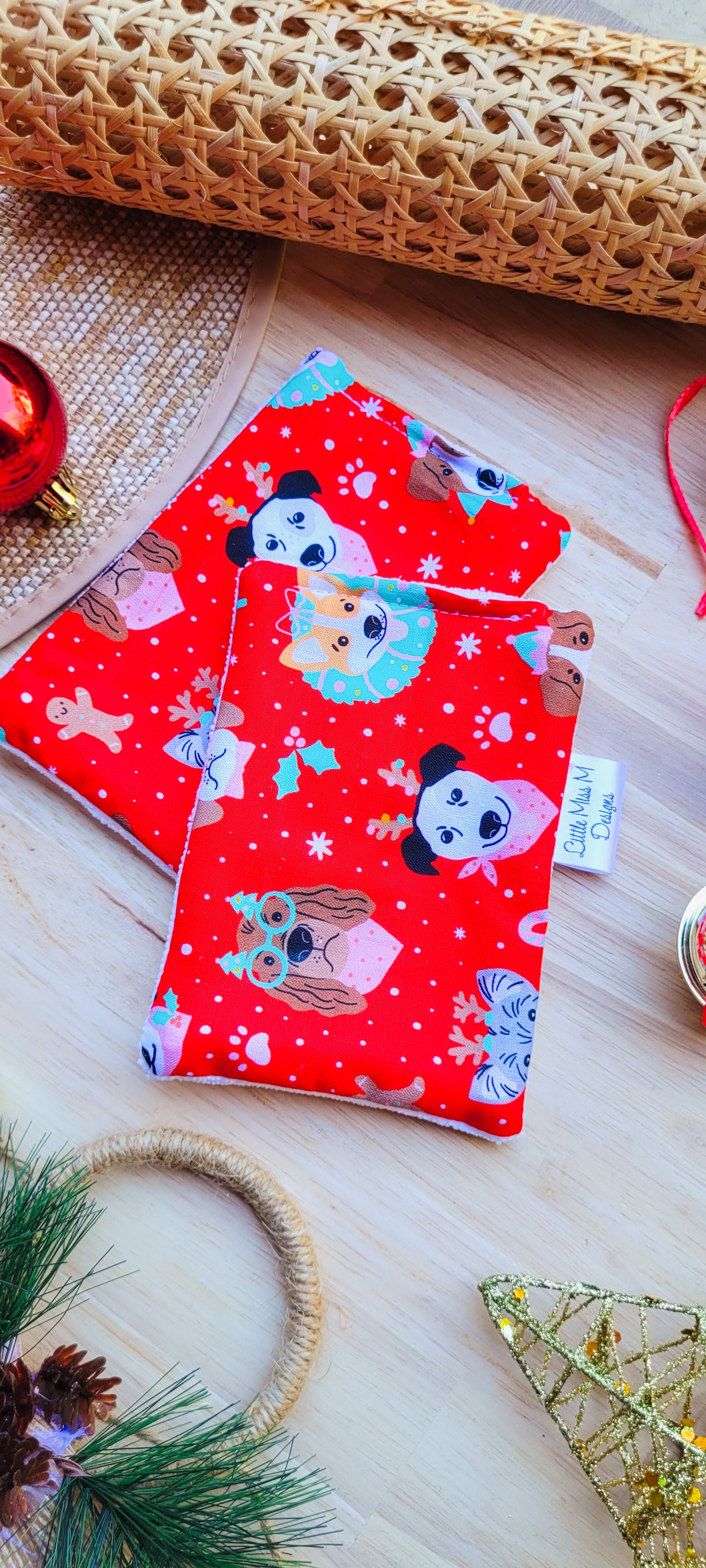 Dogs Christmas Makeup Wipes