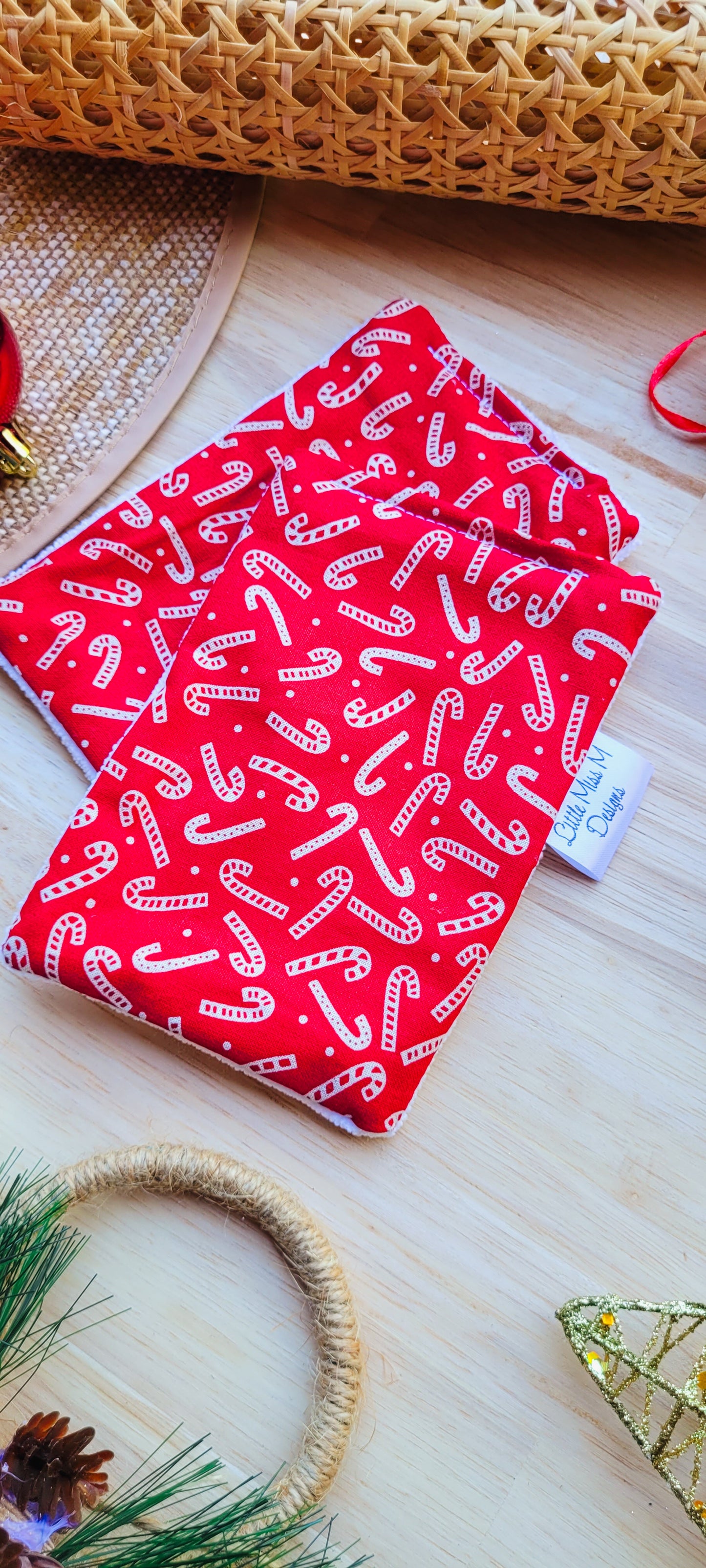 Candy Canes Christmas Makeup Wipes