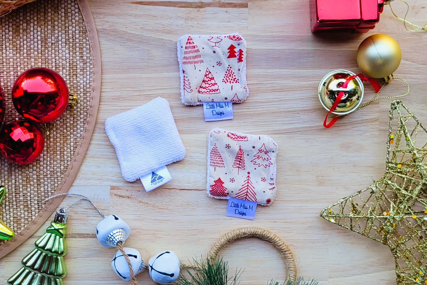 Trees Christmas Makeup Wipes