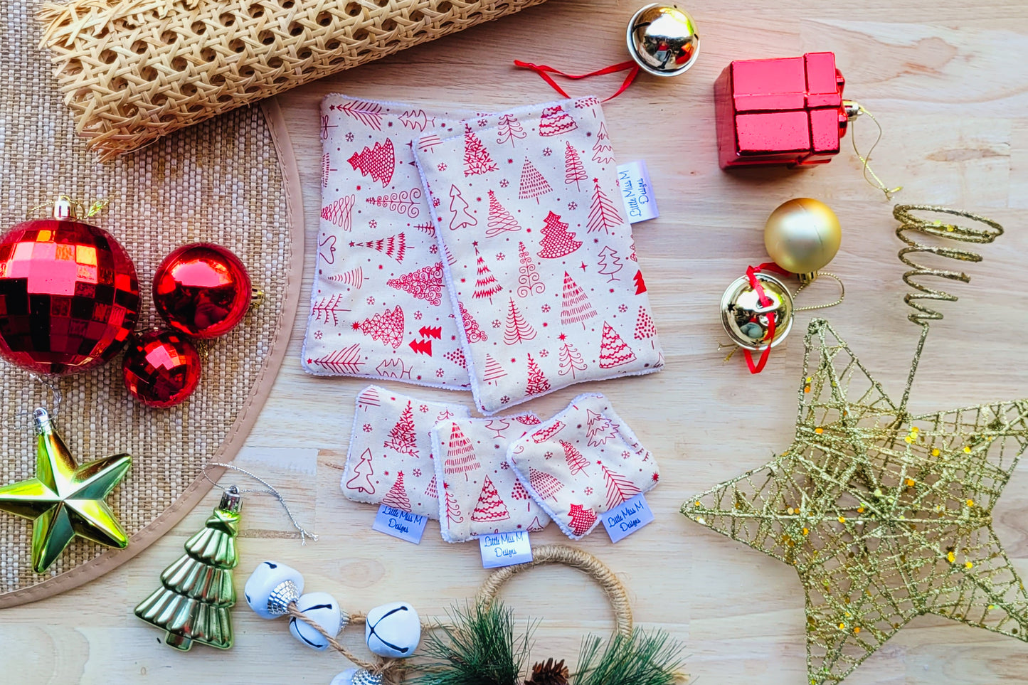 Trees Christmas Makeup Wipes