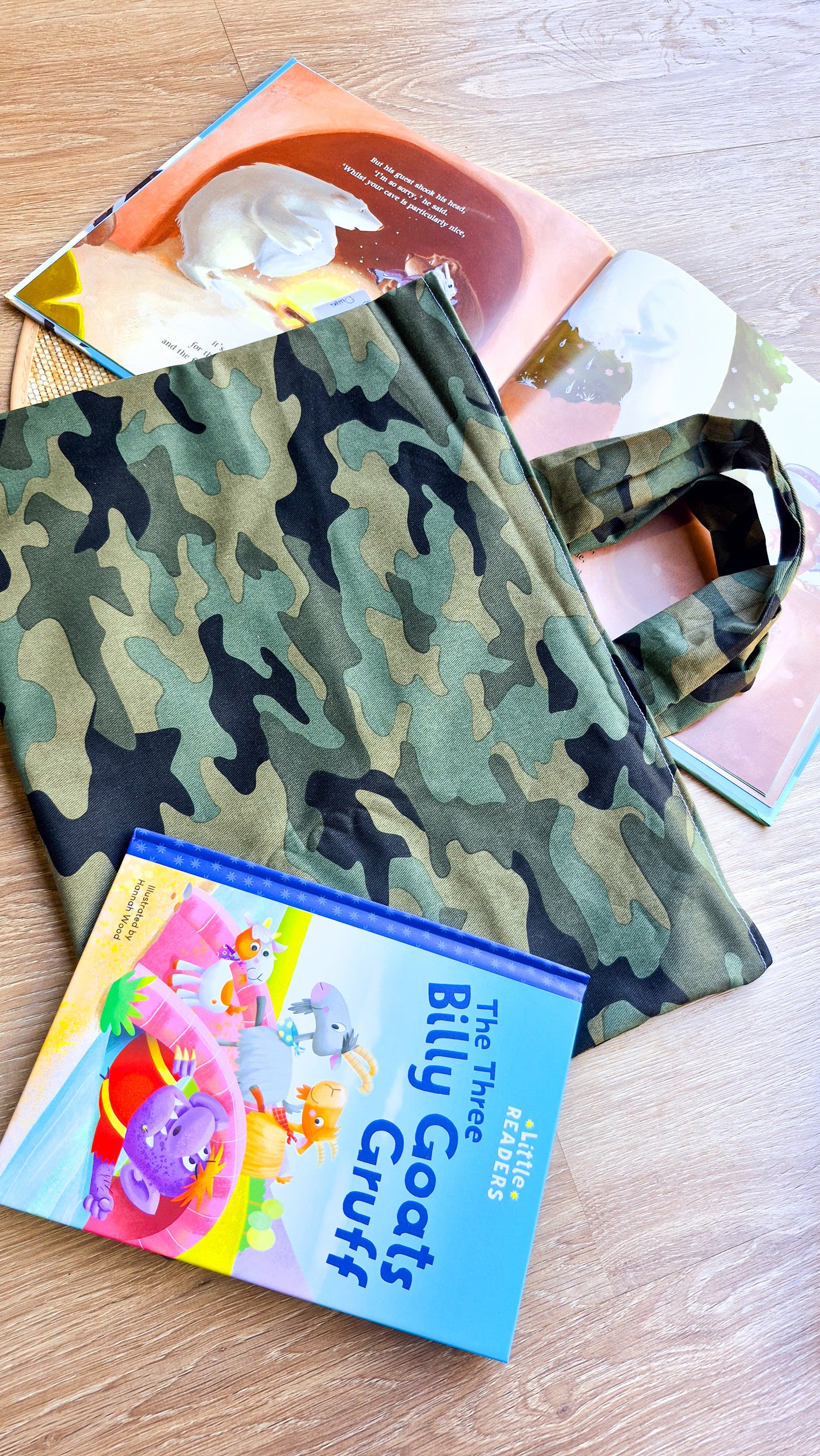 Camo Library Bag