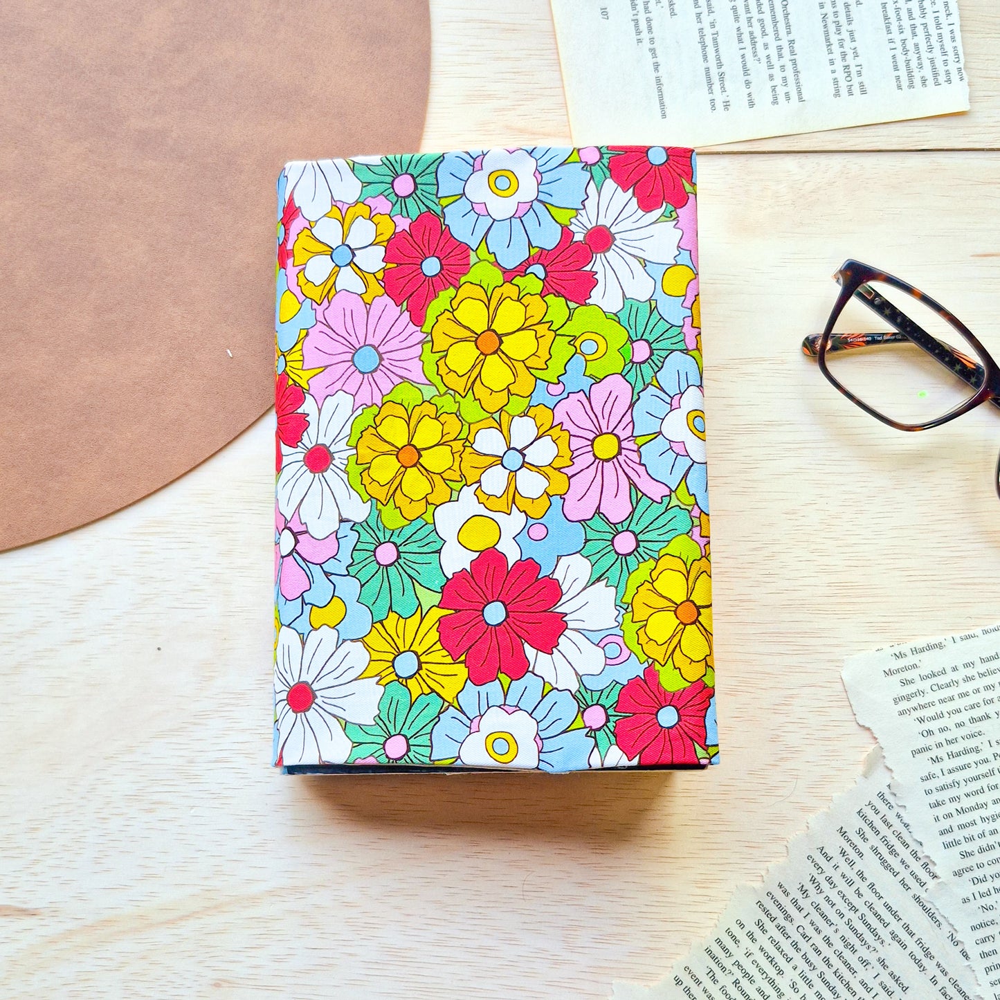 Colourful Daffy Book Sleeve & Novel Cover