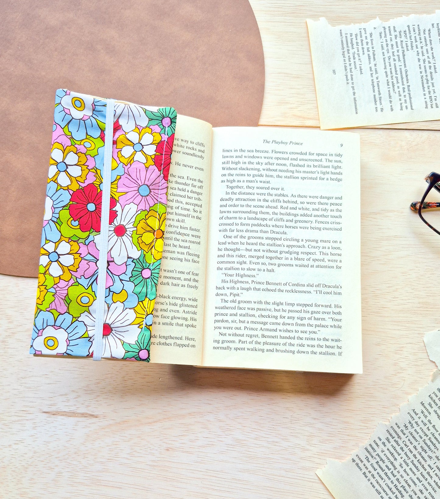 Colourful Daffy Book Sleeve & Novel Cover